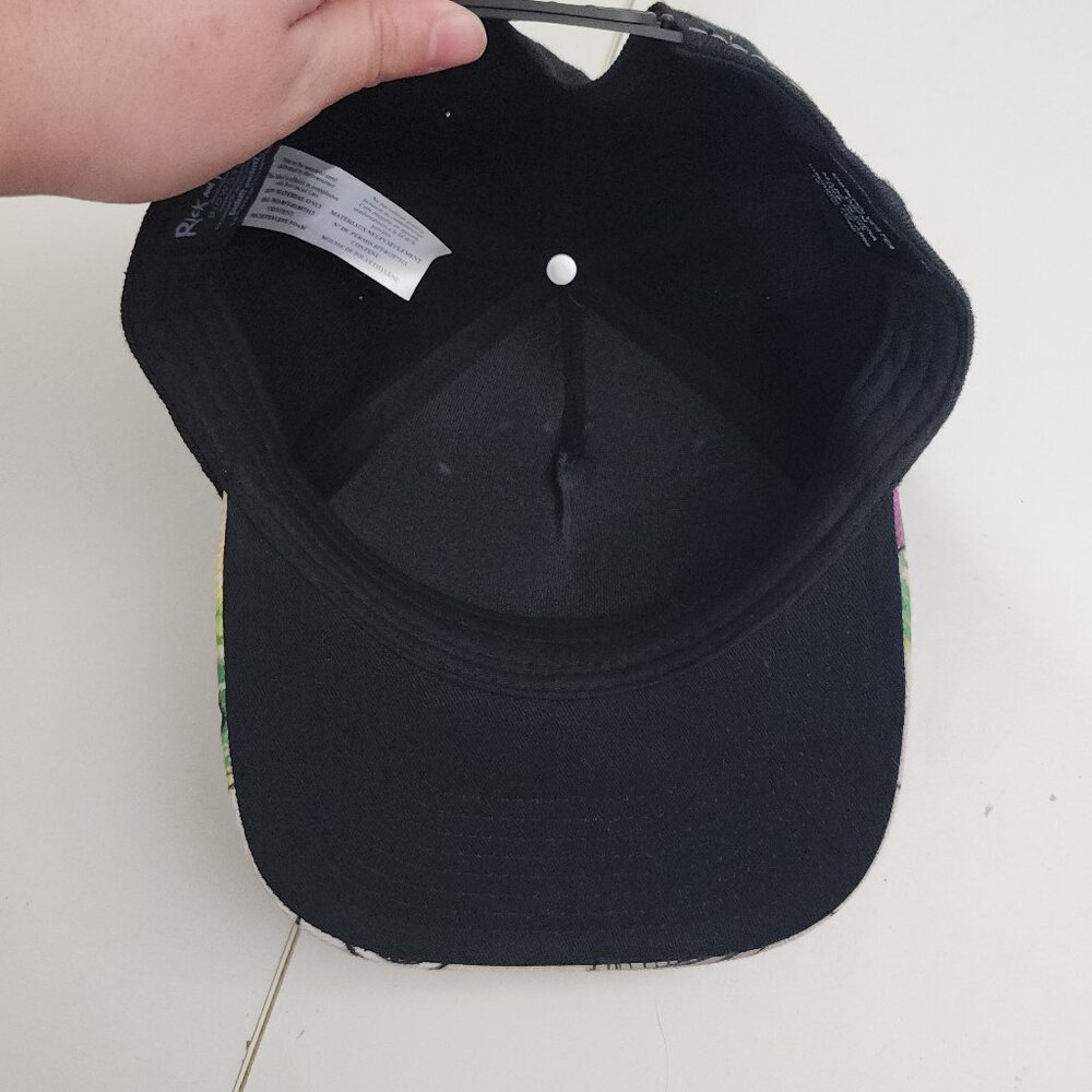 Bioworld Rick & Morty Portal Curved Snapback Hat Cap - Picture 8 of 10
